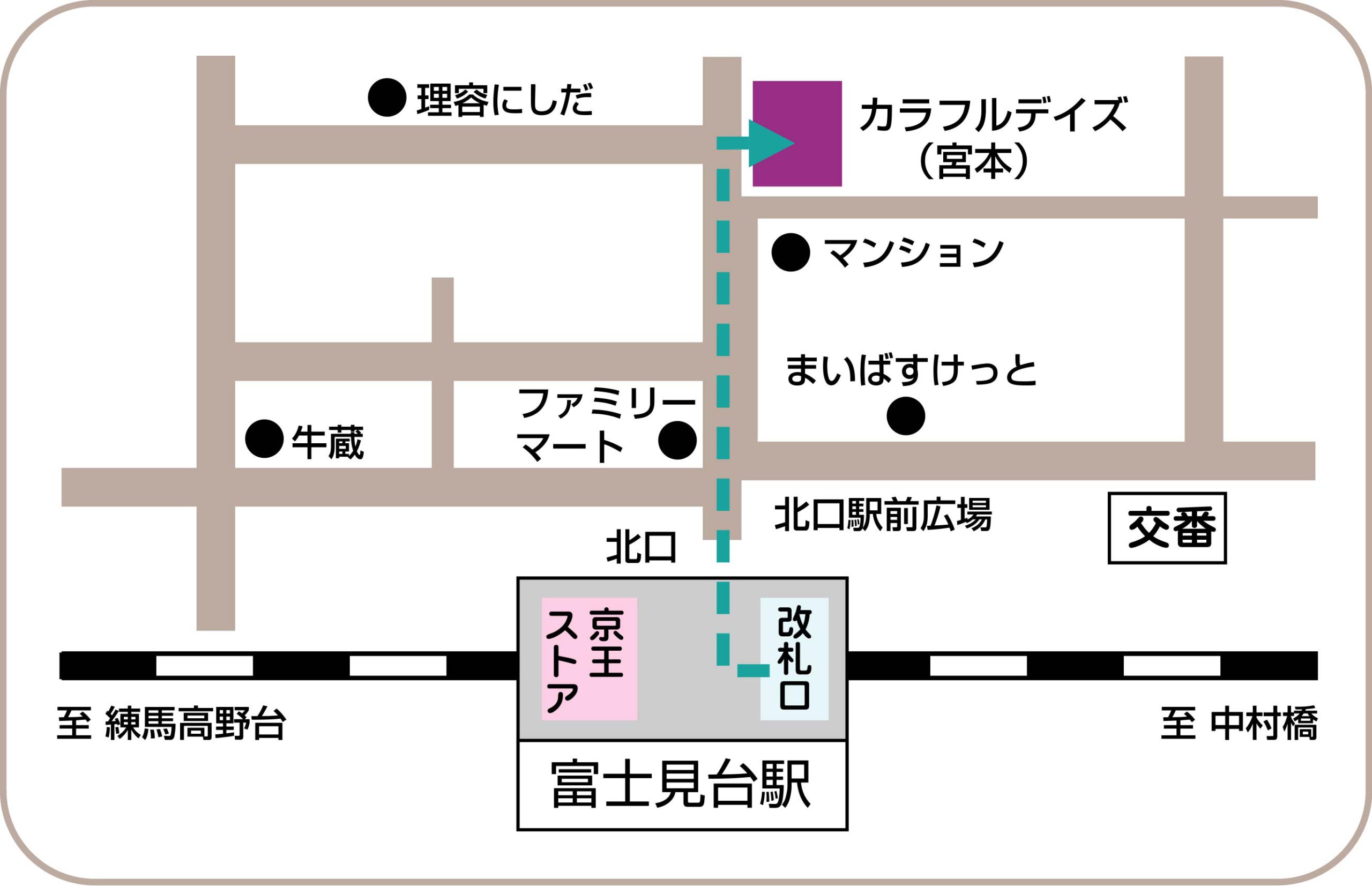 サロン案内図